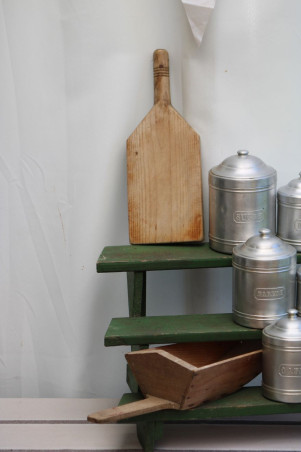 Lot de 6 pots à épices en aluminium