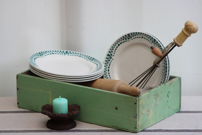 Lot de 6 assiettes à dessert en céramique