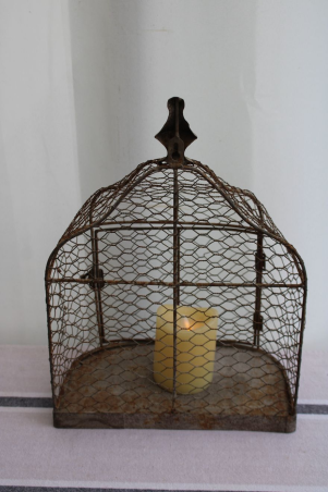 Ancienne cage décorative