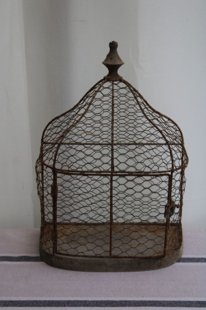 Ancienne cage décorative