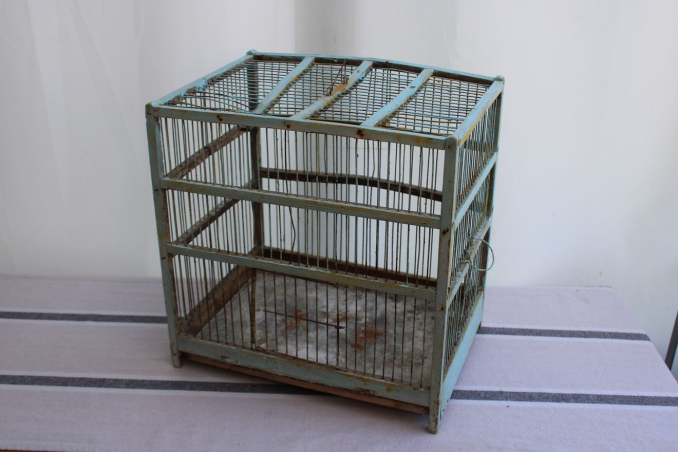 Ancienne cage à oiseaux