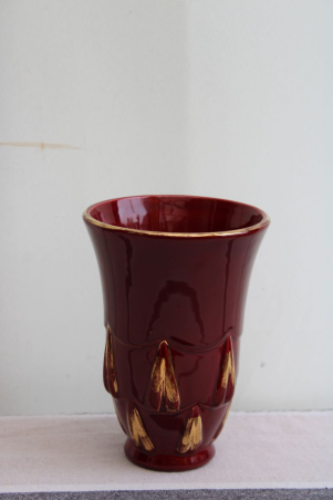 Vase en céramique Art Déco
